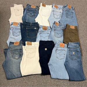 15 Piece Denim Pants Lot